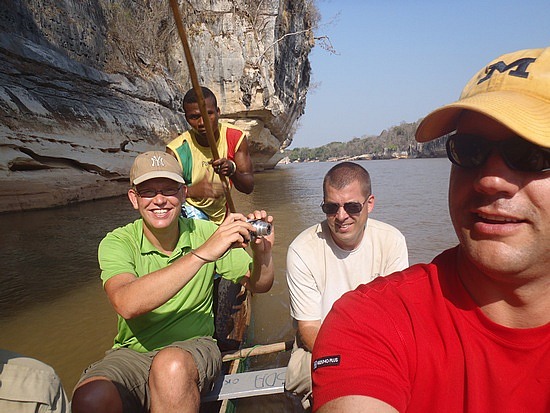 Boys in a boat!