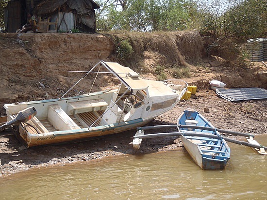 The "rescue" boat :)