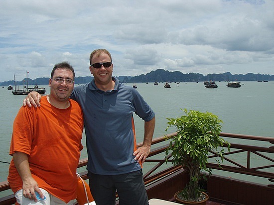 The boys on the boat!