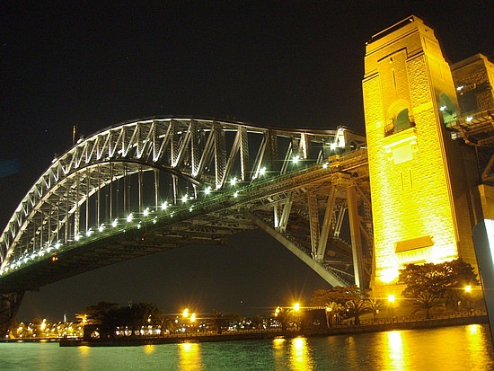 Bridge by night