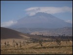 Mt. Meru viewd from bus