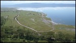 Lake Nakuru fringed in pink