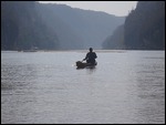 Local fisherman in the canyon