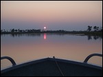 Sunset from the boat!