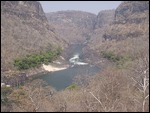 Hiking out of the river gorge