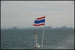 Thailand Flag on the way to Serenity (Ko Samui)